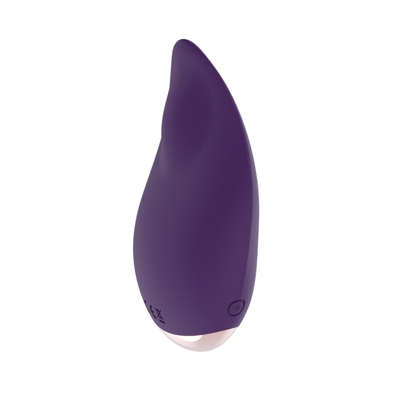 Velvetine Tia 10 Frequency Silicone Clitoral Massager - Purple