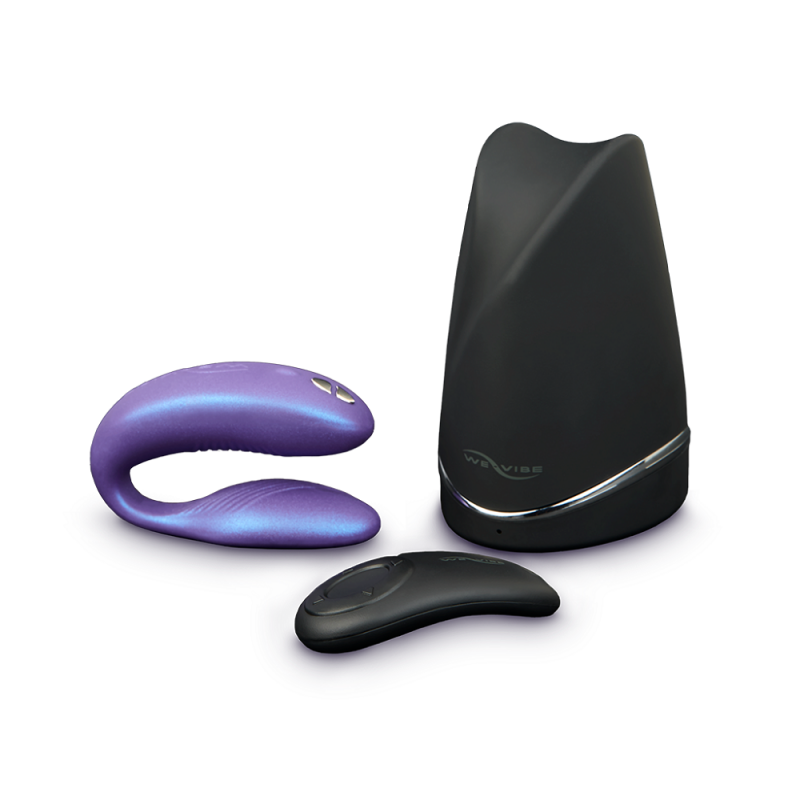 Sync Under the Stars Couples Vibrator - Cosmic Purple