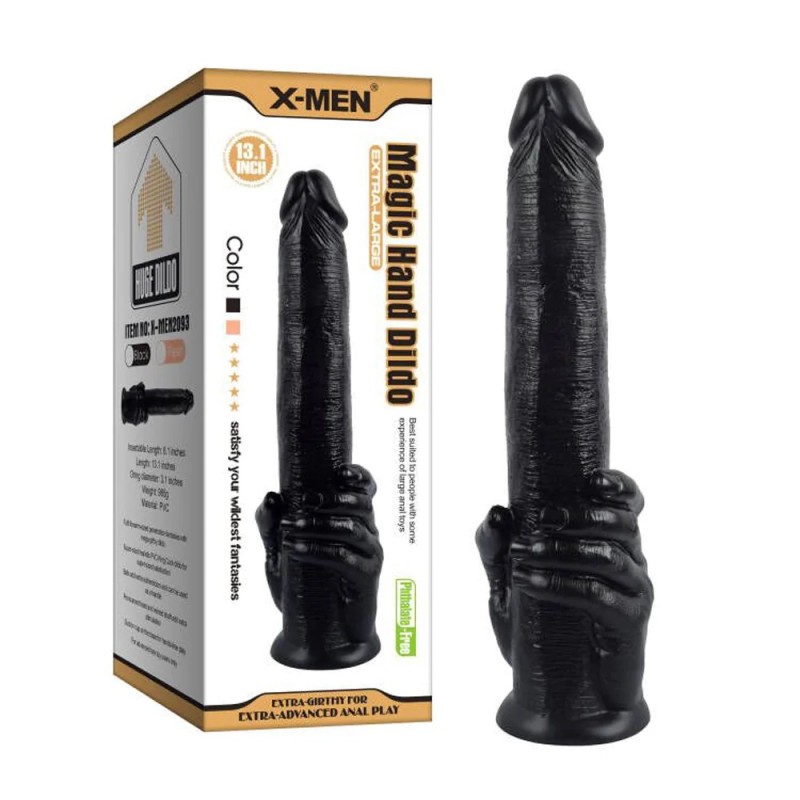 Magic Hand Dildo XL - Black