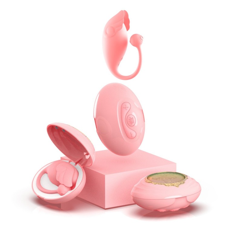 Amourette Remote-Controlled Vibrating Egg - Fairy Pink