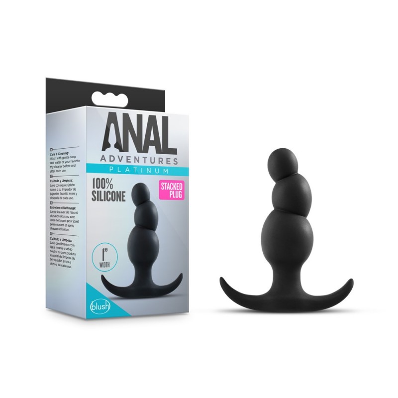 Anal Adventures Platinum - Stacked Plug