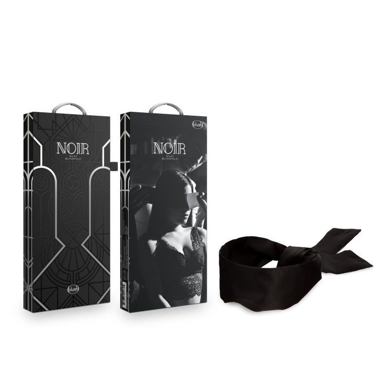 Noir Silky Blindfold - Black