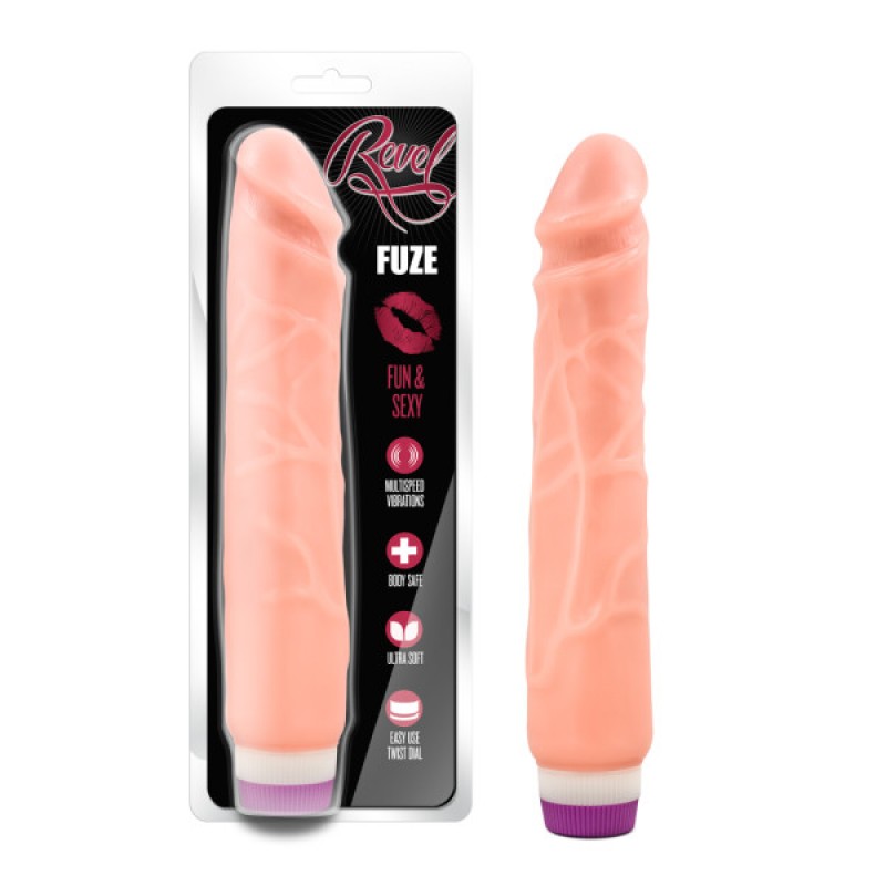 Revel Fuze 10’’ Vibrator - Flesh