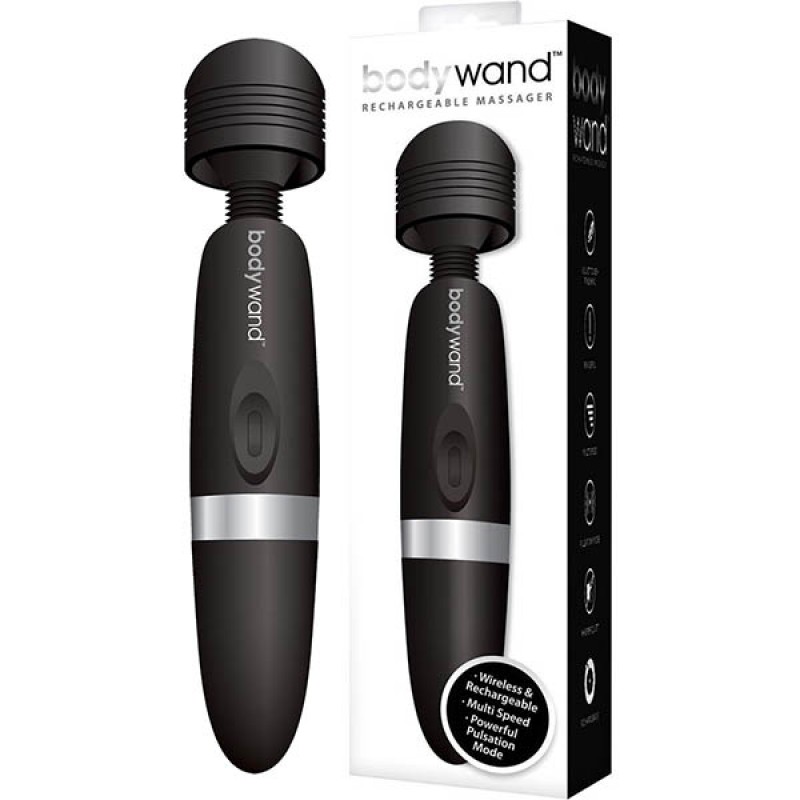 Bodywand Wireless Massager Wand - Black
