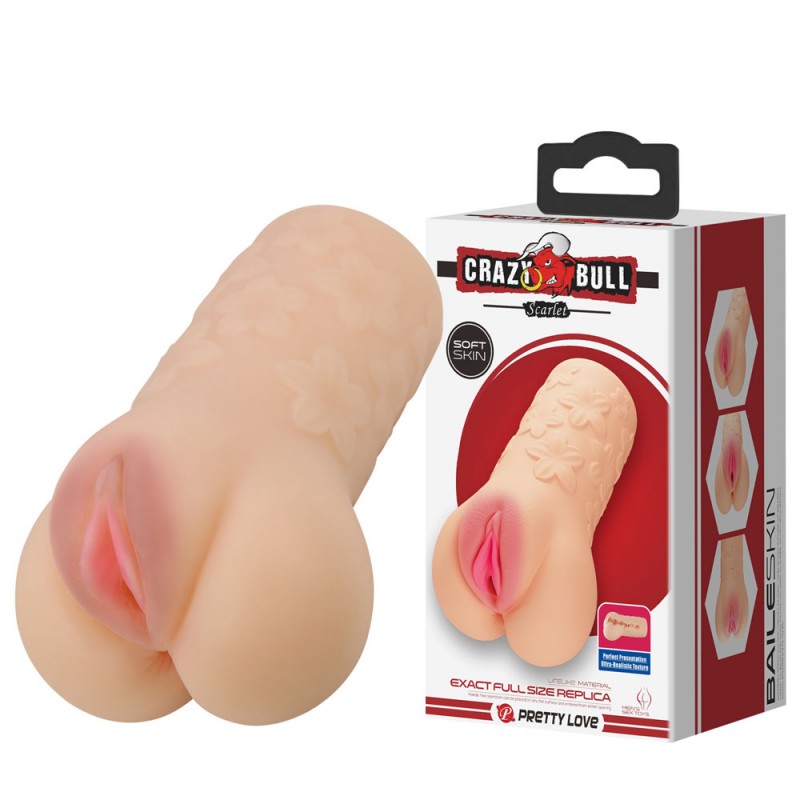 Crazy Bull Vagina Stroker - Scarlet