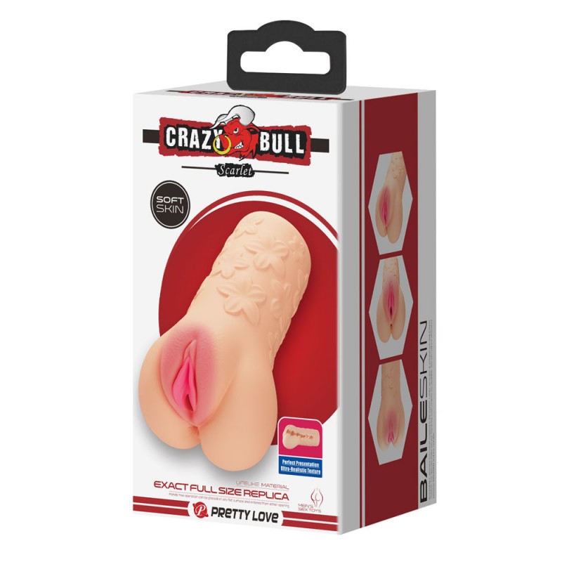 Crazy Bull Vagina Stroker - Scarlet Crazy Bull Vagina Stroker - Scarlet
