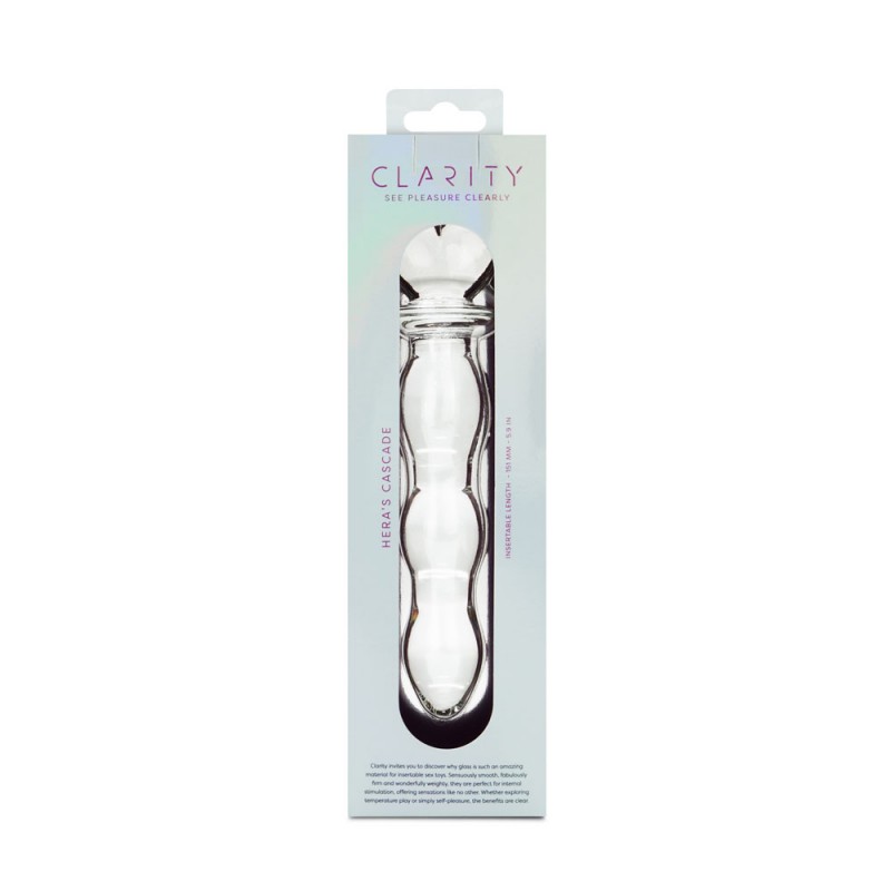 Clarity Hera's Cascade Glass Dildo Clarity Hera's Cascade Glass Dildo