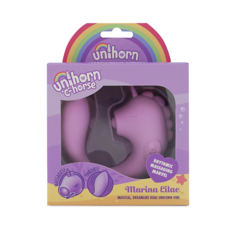 Unihorn C Horse Dual Vibrator - Marina Lilac