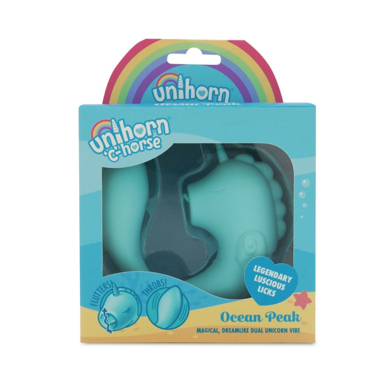 Unihorn C Horse Dual Vibrator - Ocean Peak