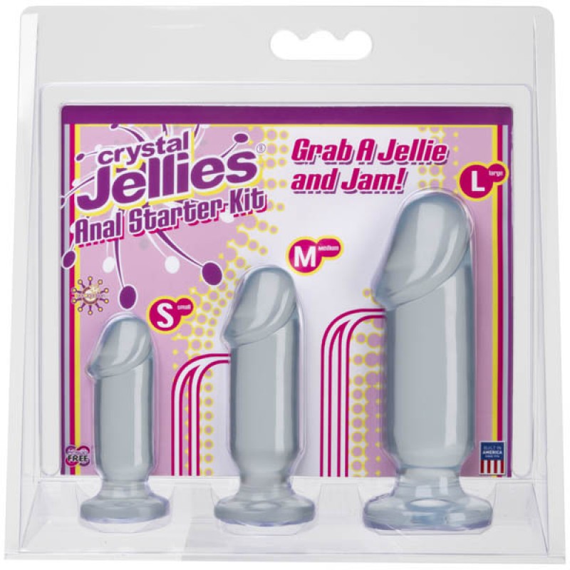 Crystal Jellies Anal Starter Kit - Clear