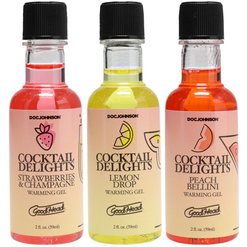 GoodHead Cocktail Delights Warming Gels - 3pk GoodHead Cocktail Delights Warming Gels - 3pk