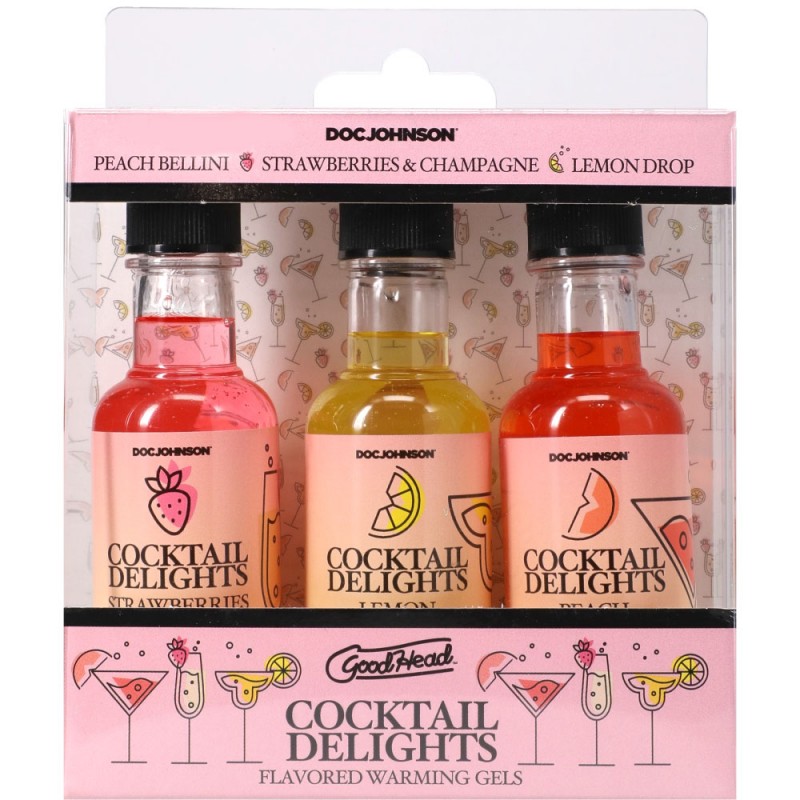 GoodHead Cocktail Delights Warming Gels - 3pk GoodHead Cocktail Delights Warming Gels - 3pk