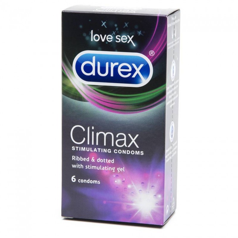 Durex Climax Stimulating Condoms (6 Pack)