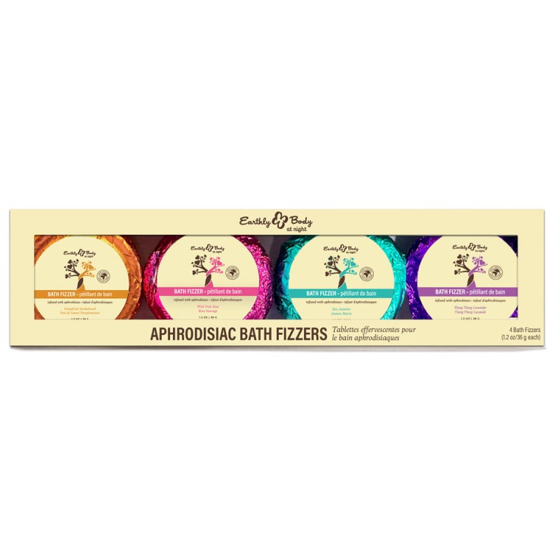 Aphrodisiac Bath Fizzers - 4 Scents