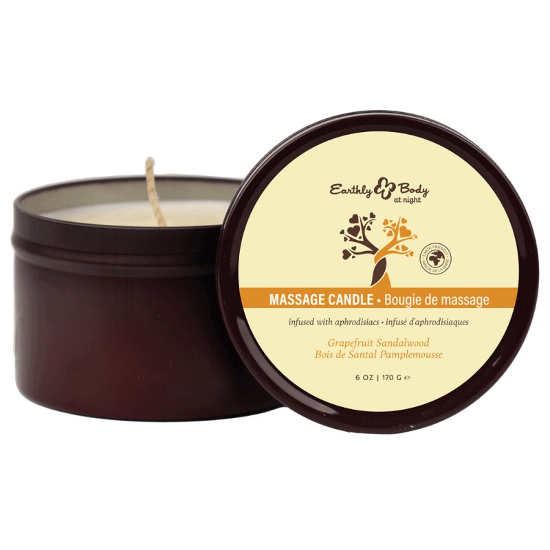 Aphrodisiac Massage Candle - Grapefruit Sandalwood