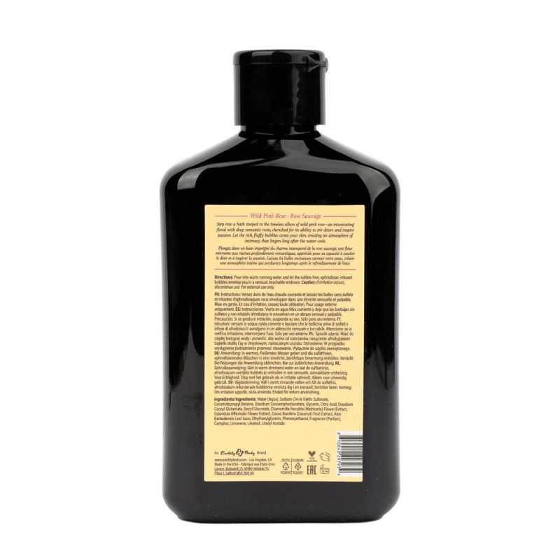 EB Hemp Seed Bubble Bath 250 ml - Wild Pink Rose EB Hemp Seed Bubble Bath 250 ml - Wild Pink Rose