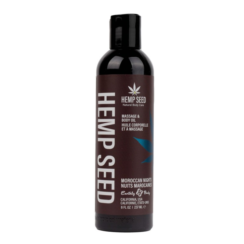 Hemp Seed Massage & Body Oil 237 ml - Moroccan Nights