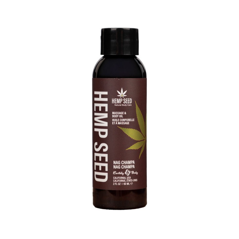 Hemp Seed Massage & Body Oil 59 ml - Nag Champa