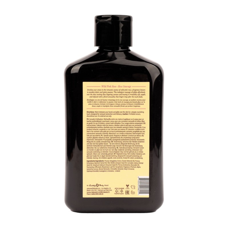 EB Hemp Seed Massage Oil 250 ml - Wild Pink Rose EB Hemp Seed Massage Oil 250 ml - Wild Pink Rose