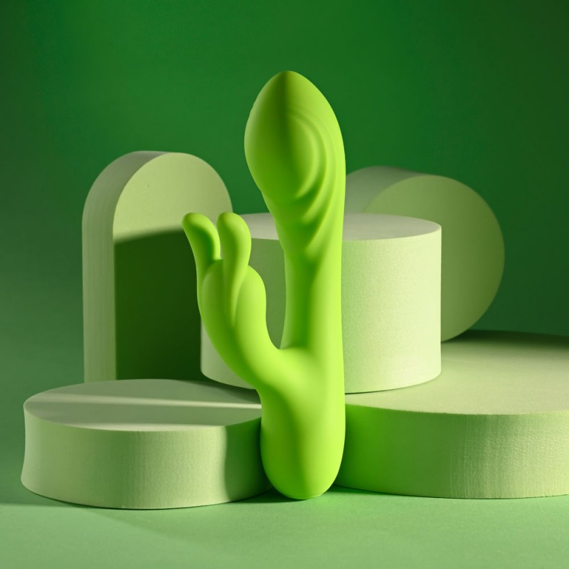 Evolved Brat Bunny Rabbit Vibrator - Green Evolved Brat Bunny Rabbit Vibrator - Green
