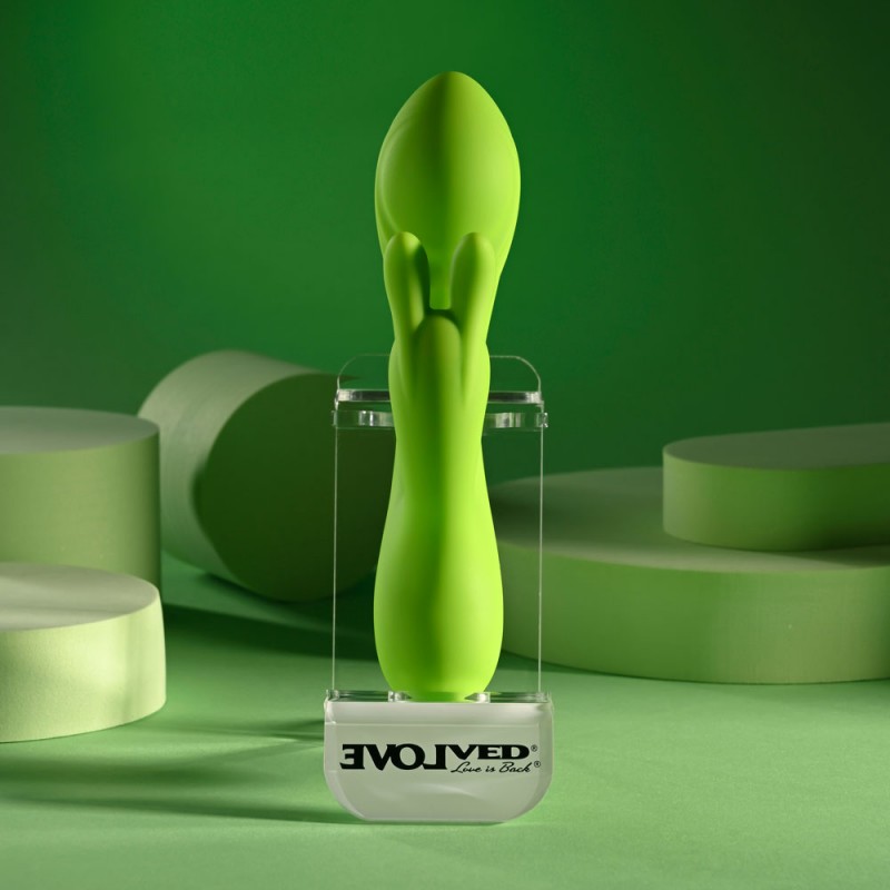 Evolved Brat Bunny Rabbit Vibrator - Green Evolved Brat Bunny Rabbit Vibrator - Green