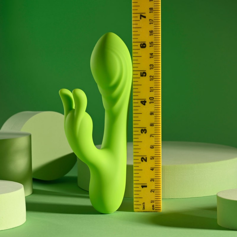 Evolved Brat Bunny Rabbit Vibrator - Green Evolved Brat Bunny Rabbit Vibrator - Green