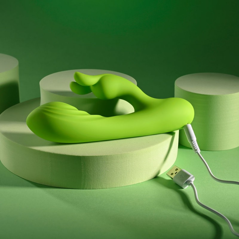 Evolved Brat Bunny Rabbit Vibrator - Green Evolved Brat Bunny Rabbit Vibrator - Green