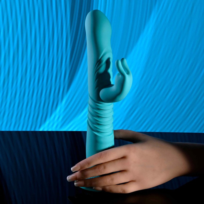 Evolved Bunny Hop Thrusting Rabbit Vibrator Evolved Bunny Hop Thrusting Rabbit Vibrator