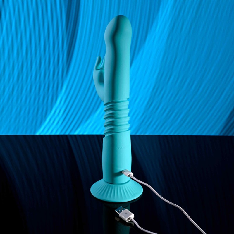 Evolved Bunny Hop Thrusting Rabbit Vibrator Evolved Bunny Hop Thrusting Rabbit Vibrator