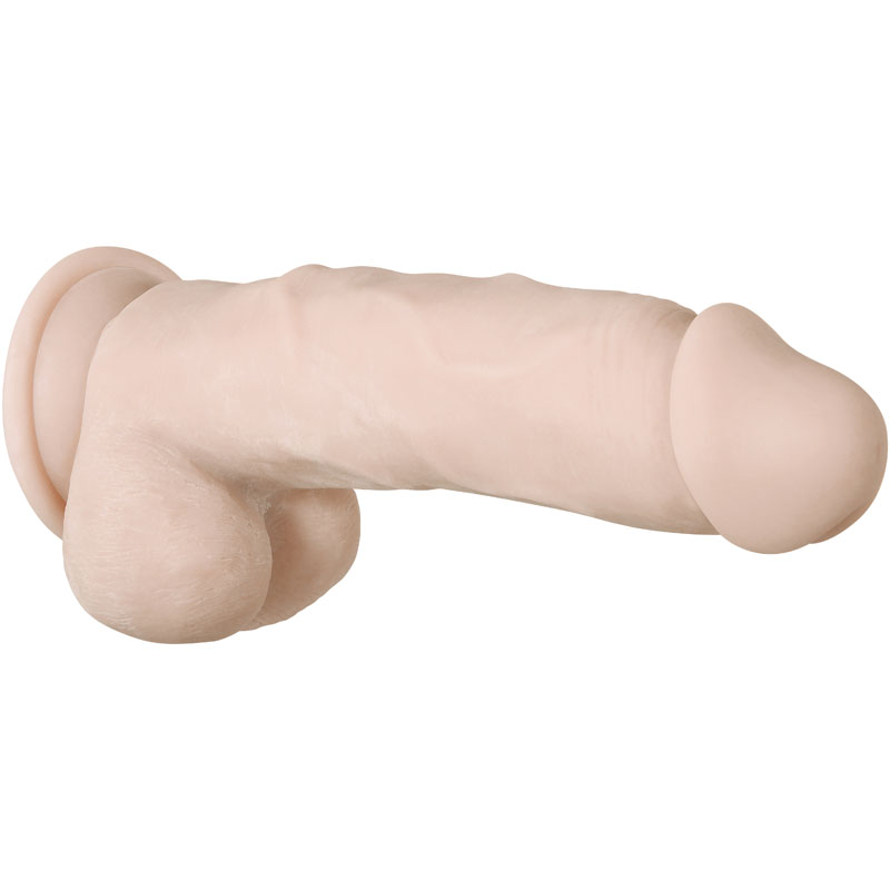 Evolved Real Supple Silicone Poseable Girthy 8.5" Dildo - Flesh Evolved Real Supple Silicone Poseable Girthy 8.5" Dildo - Flesh
