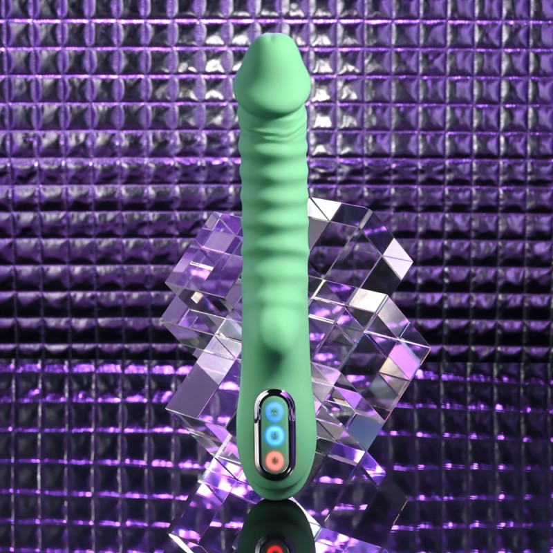 Evolved Full Throttle Ridged Vibrator - Mint Evolved Full Throttle Ridged Vibrator - Mint