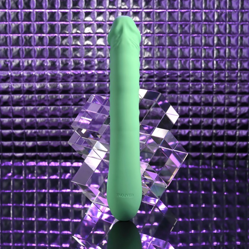 Evolved Full Throttle Ridged Vibrator - Mint Evolved Full Throttle Ridged Vibrator - Mint