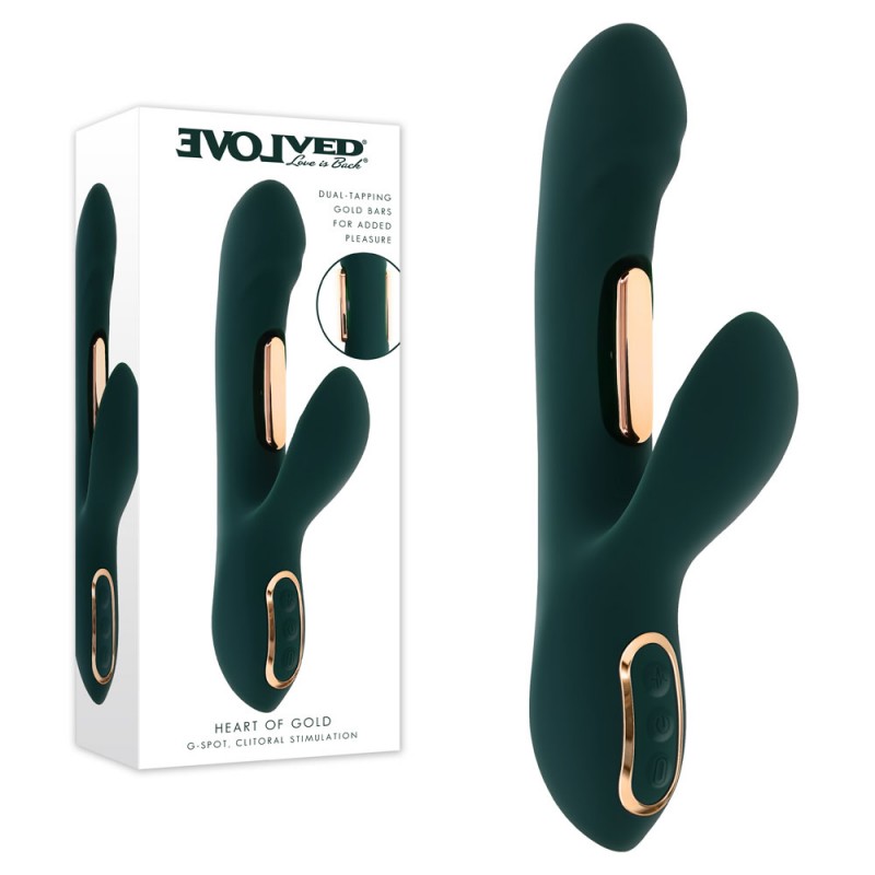 Evolved Heart of Gold Rabbit Vibrator