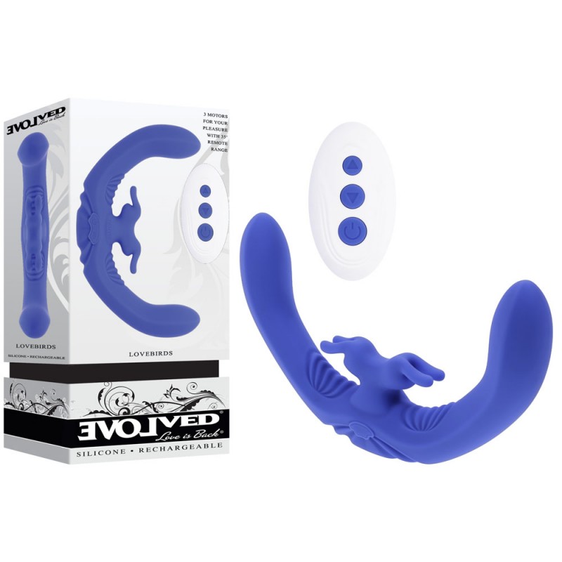 Evolved Lovebirds Double-Ended Rabbit Vibrator