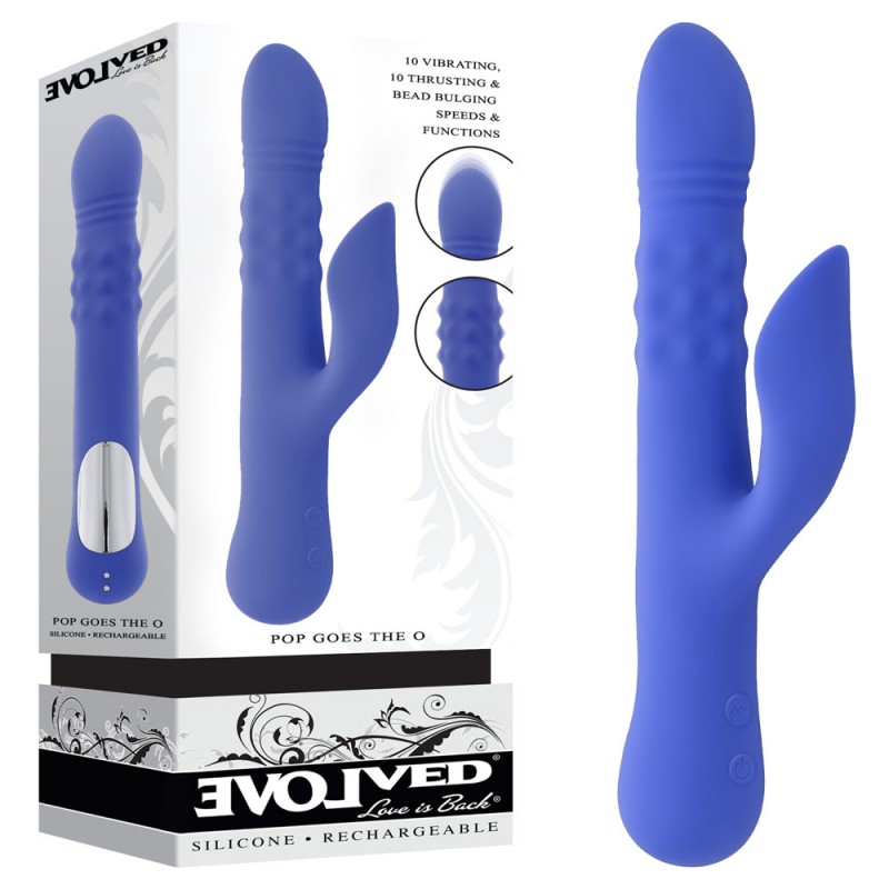 Evolved Pop Goes The O Thrusting Rabbit Vibrator