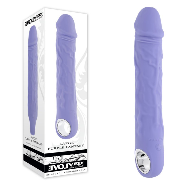 Evolved Large Purple Fantasy Vibrator