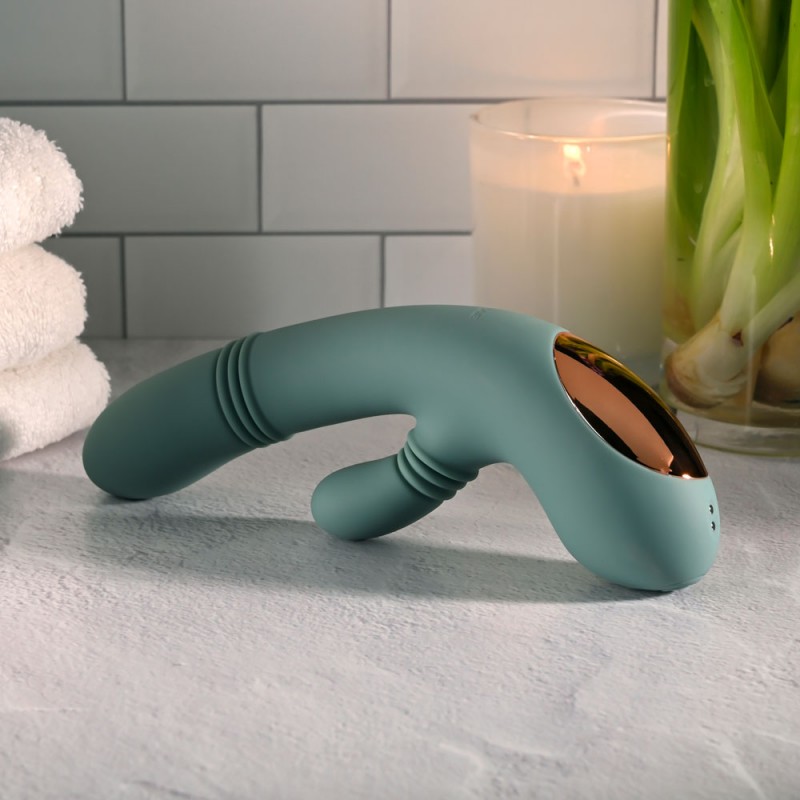 Evolved Rub Me Tender Thrusting Rabbit Vibrator Evolved Rub Me Tender Thrusting Rabbit Vibrator