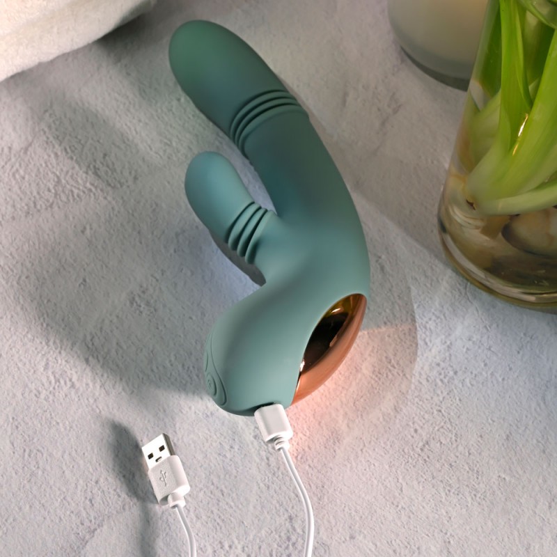 Evolved Rub Me Tender Thrusting Rabbit Vibrator Evolved Rub Me Tender Thrusting Rabbit Vibrator