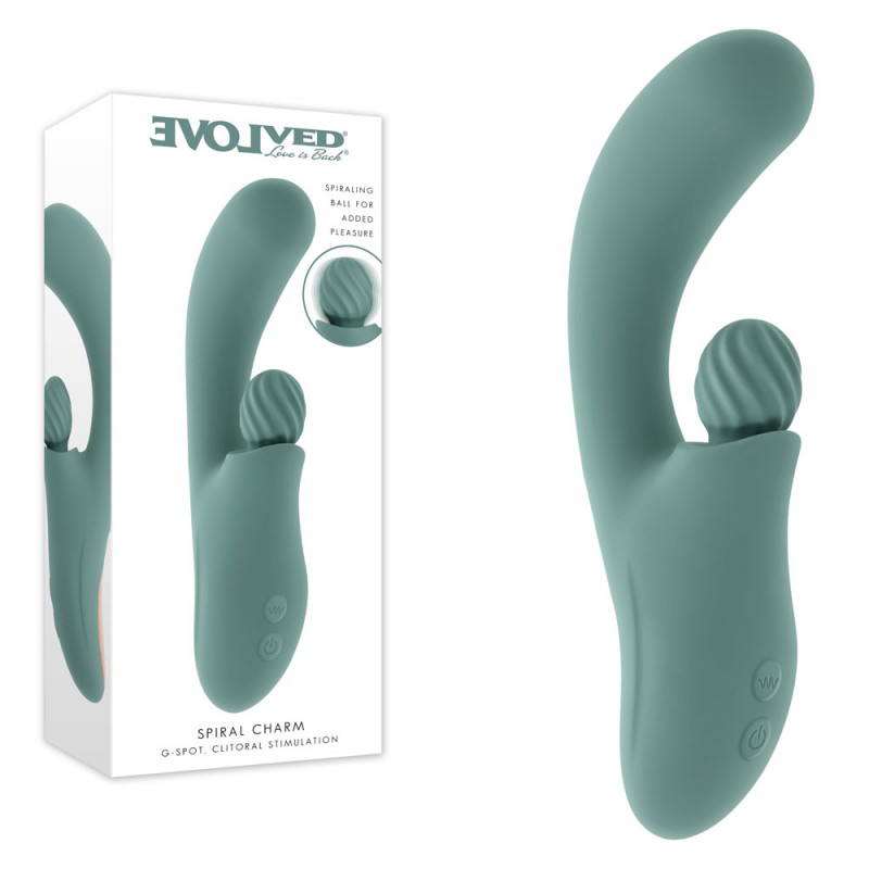 Evolved Spiral Charm Rabbit Vibrator