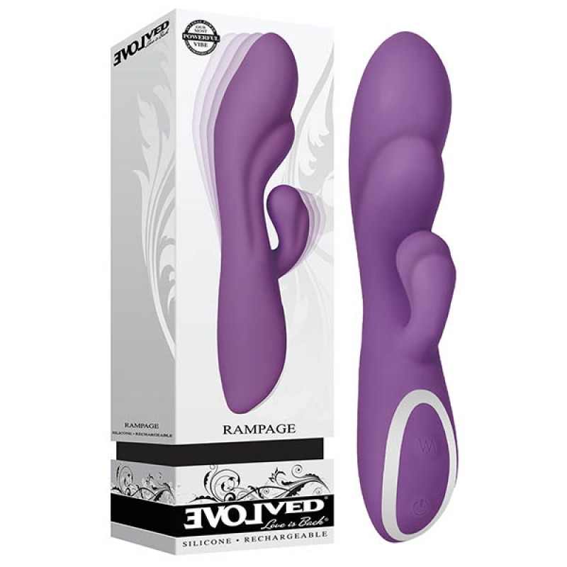 Rampage Rabbit Vibrator - Purple