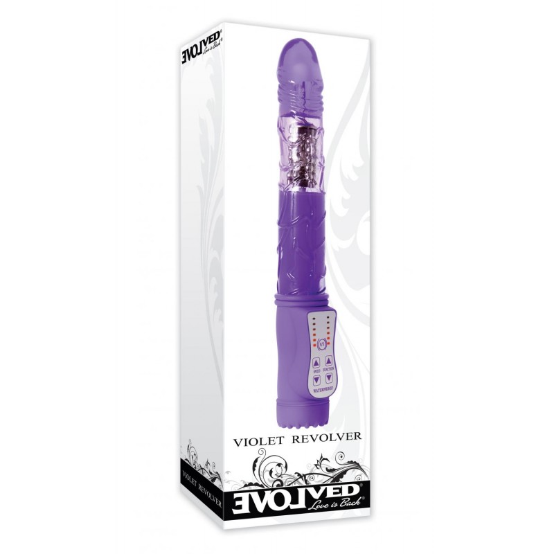 Violet Revolver Rotating Vibrator Violet Revolver Rotating Vibrator
