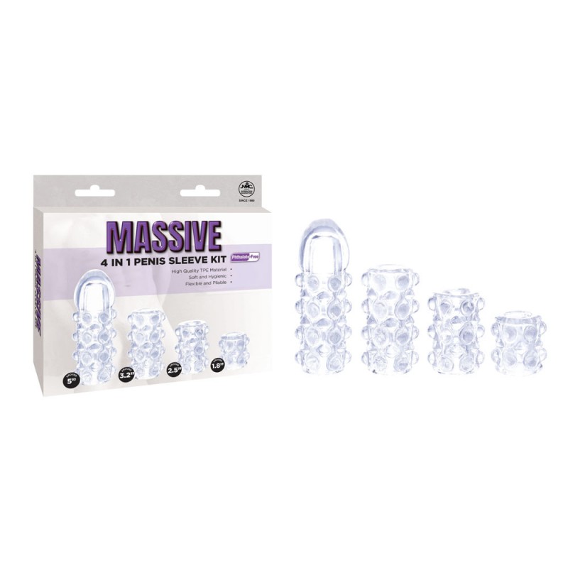 Massive 4 Piece Penis Sleeve Kit