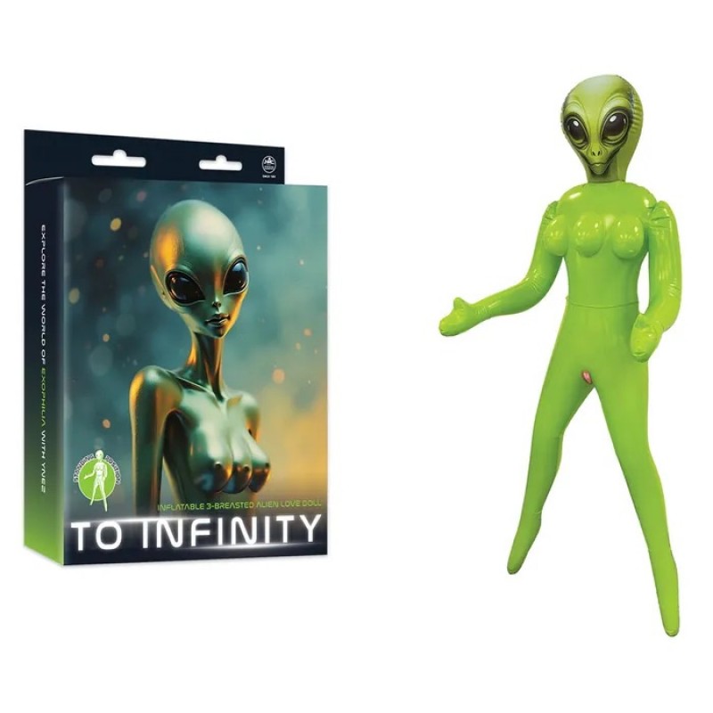 To Infinity Standing Alien Love Doll Green