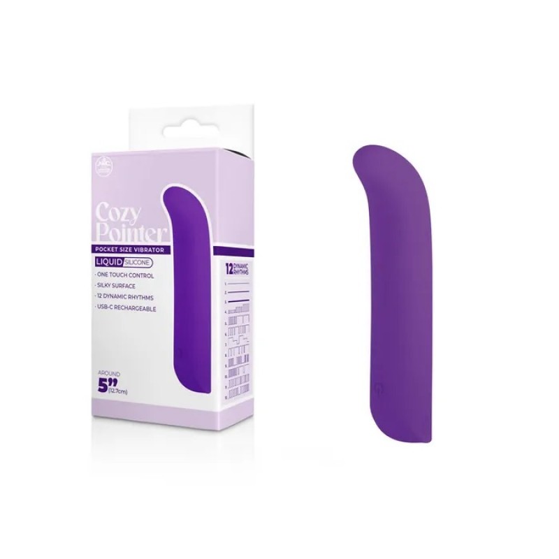 Cozy Pointer USB Rechargeable Mini Vibe - Purple