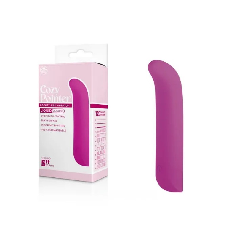 Cozy Pointer USB Rechargeable Mini Vibe - Pink