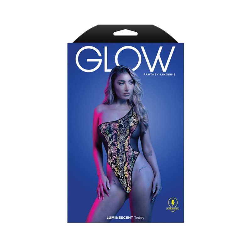 Glow Luminescent Flash Teddy - Reflective Floral Print M/L Glow Luminescent Flash Teddy - Reflective Floral Print M/L