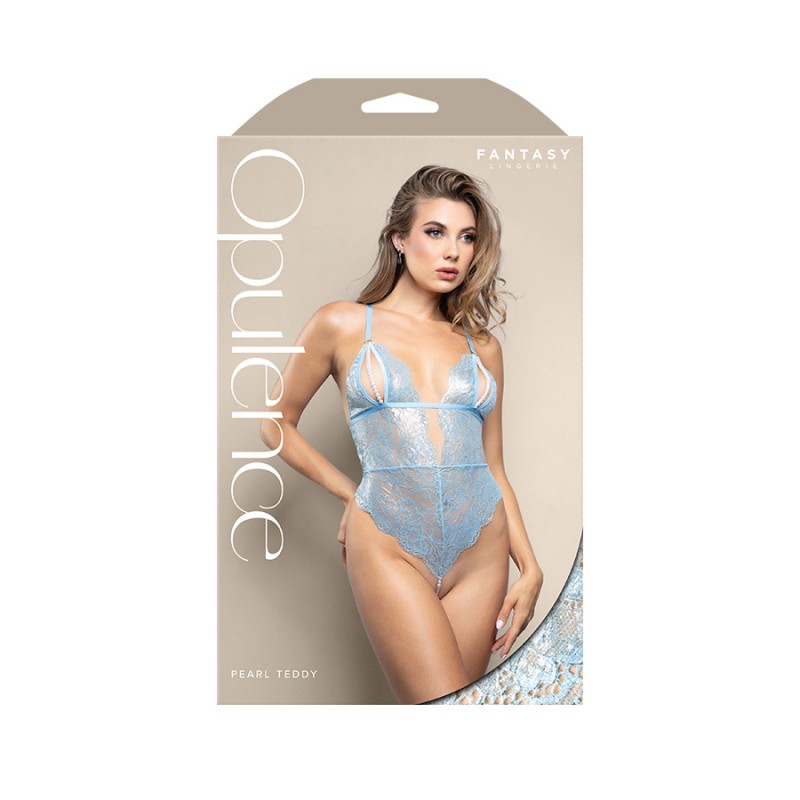 Opulence Pearl Teddy - Light Blue M/L Opulence Pearl Teddy - Light Blue M/L