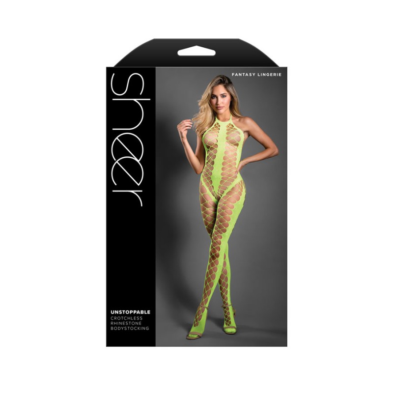 Sheer Unstoppable Bodystocking - 1size Sheer Unstoppable Bodystocking - 1size