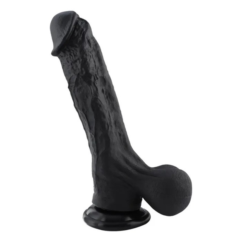 HiSmith Huge Black 31.5 cm Dildo with Kliclok