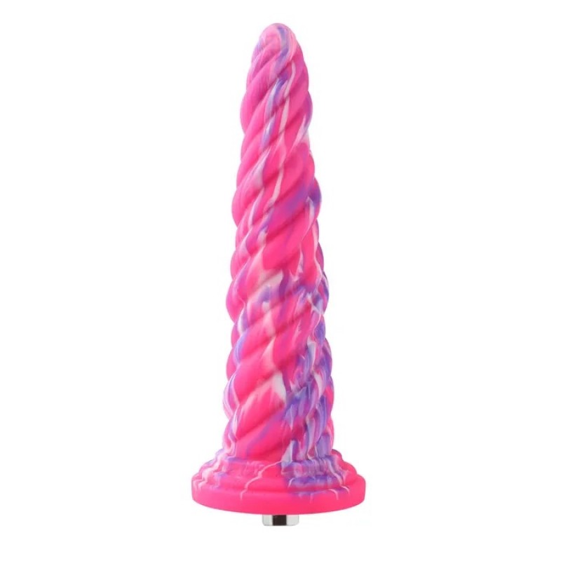 HiSmith Spiral Tapered Fantasy Dildo With Kliclok